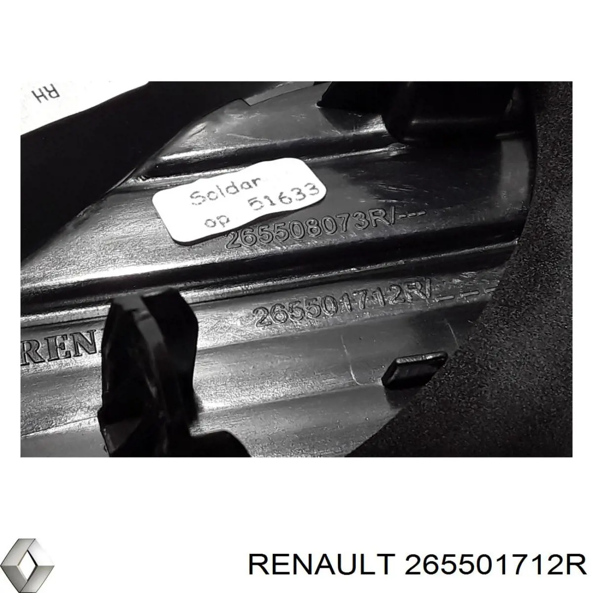 Lanterna traseira direita interna Renault (RVI) 265501712R preço, a partir de 54,36 USD