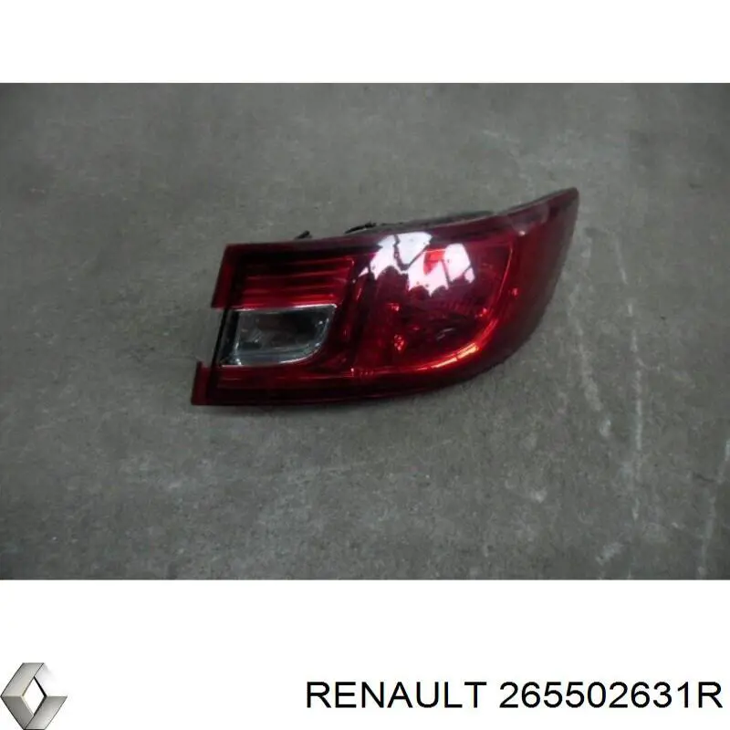 265502631R Renault (RVI) Lanterna traseira direita externa