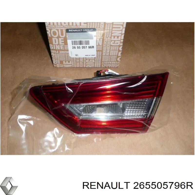 265505796R Renault (RVI) Lanterna traseira direita interna
