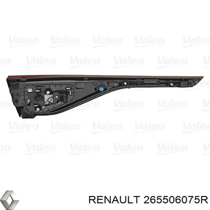265506075R Renault (RVI) Lanterna traseira direita interna