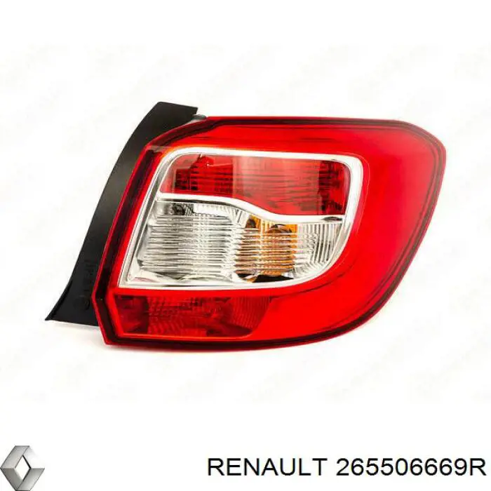 265506669R Renault (RVI) Lanterna traseira direita