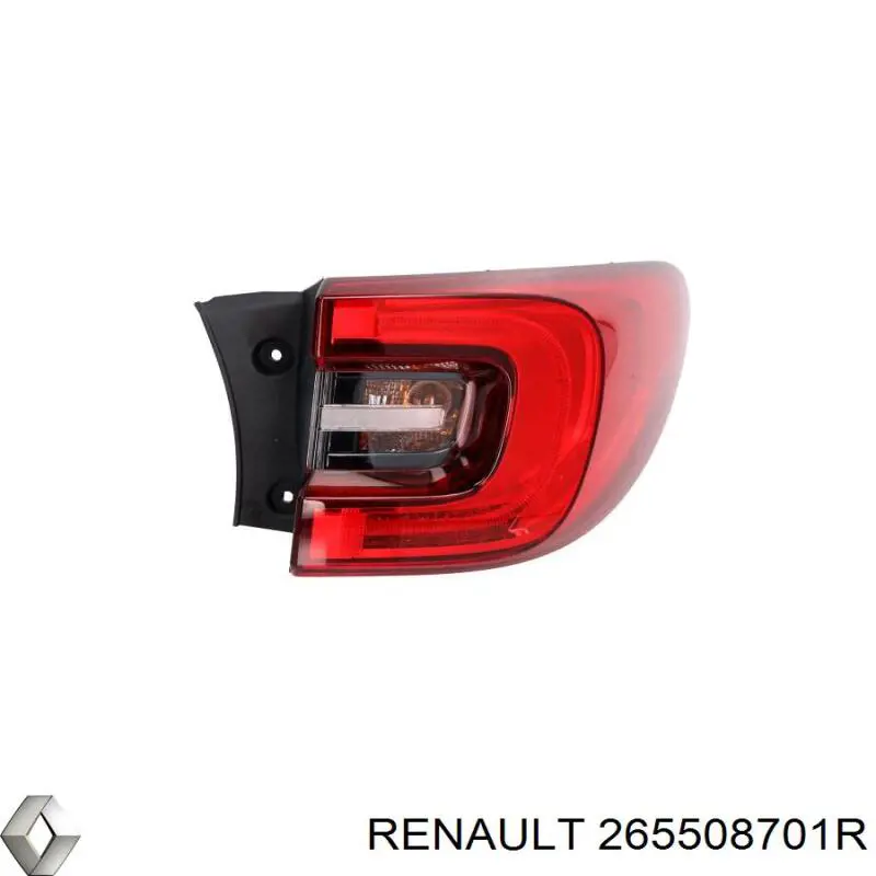 265508701R Renault (RVI) Lanterna traseira direita externa