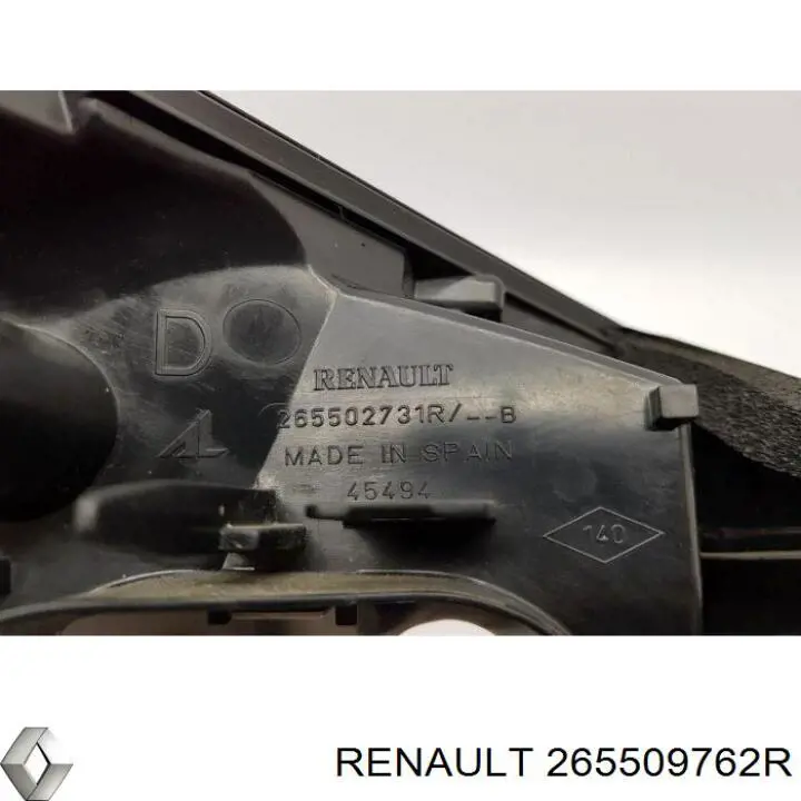 265509762R Renault (RVI) Lanterna traseira direita externa