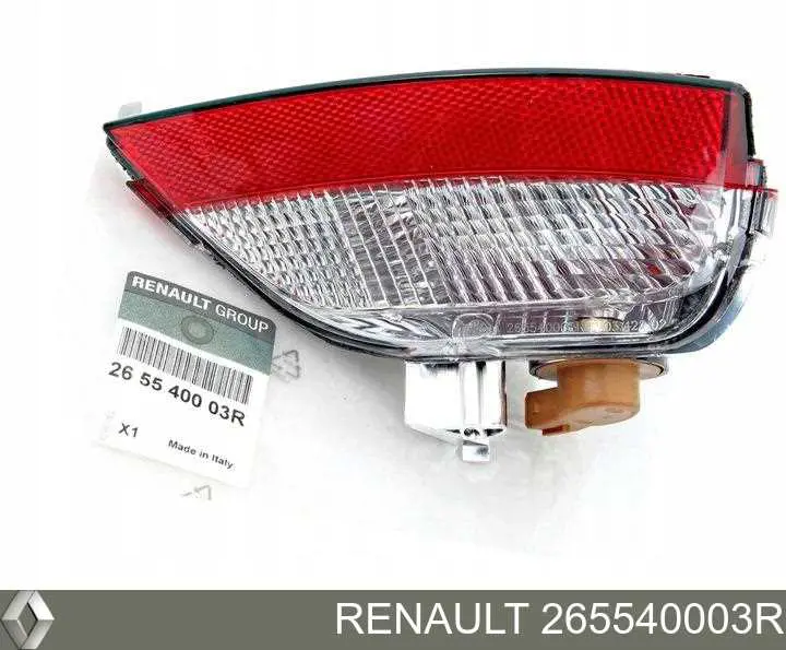 265850003R Renault (RVI) Lanterna de nevoeiro traseira direita