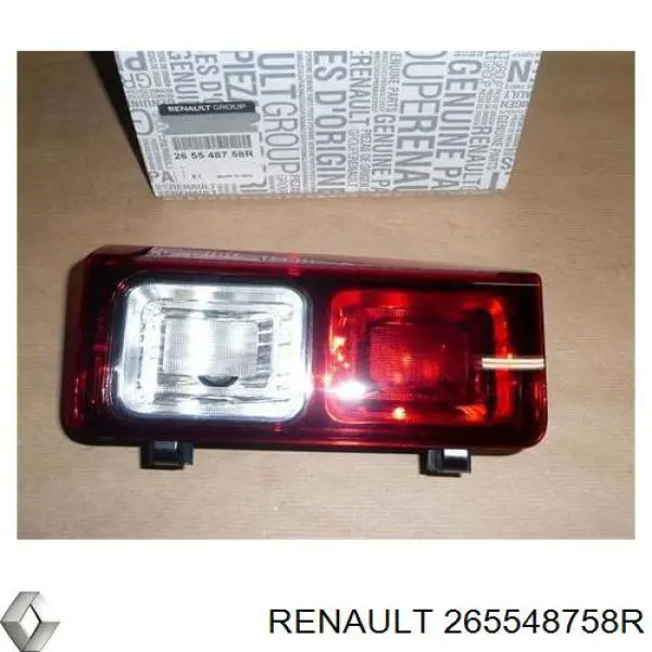 Lanterna direita de marcha à ré Renault (RVI) 265548758R preço, a partir de 85,33 USD