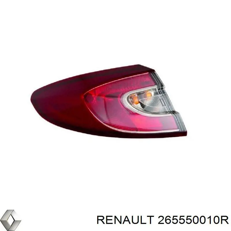 Lanterna traseira esquerda externa Renault (RVI) 265550010R preço, a partir de 80,77 USD