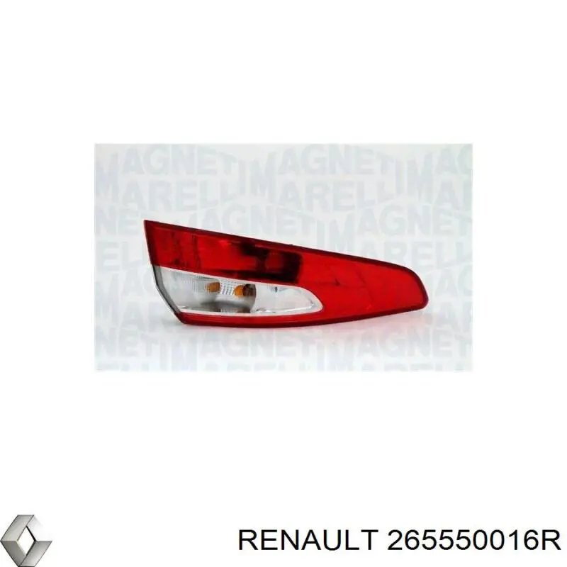 Lanterna traseira esquerda externa Renault (RVI) 265550016R preço, a partir de 98,75 USD