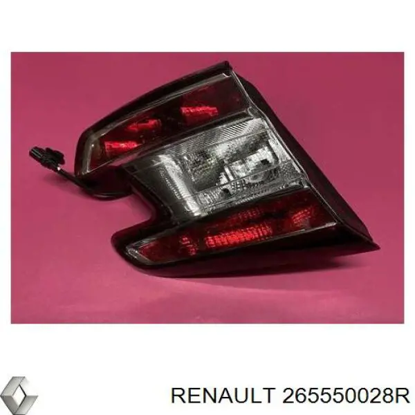 265550028R Renault (RVI) Lanterna traseira esquerda interna