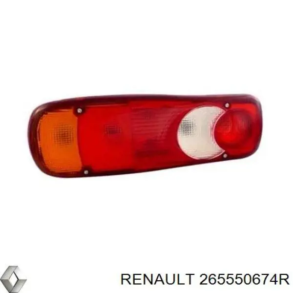 265550674R Renault (RVI) Lanterna traseira esquerda