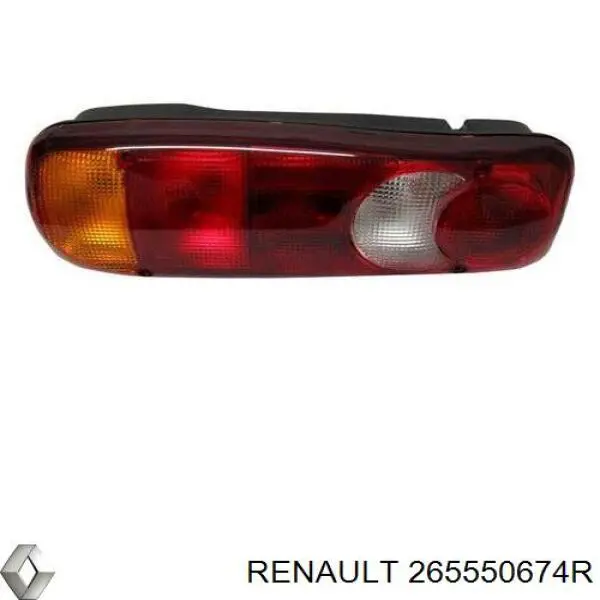 Lanterna traseira esquerda Renault (RVI) 265550674R preço, a partir de 46,78 USD