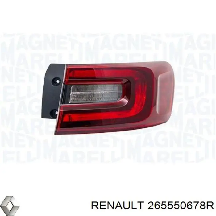 Compre 265550678R Renault (RVI) Lanterna traseira esquerda externa