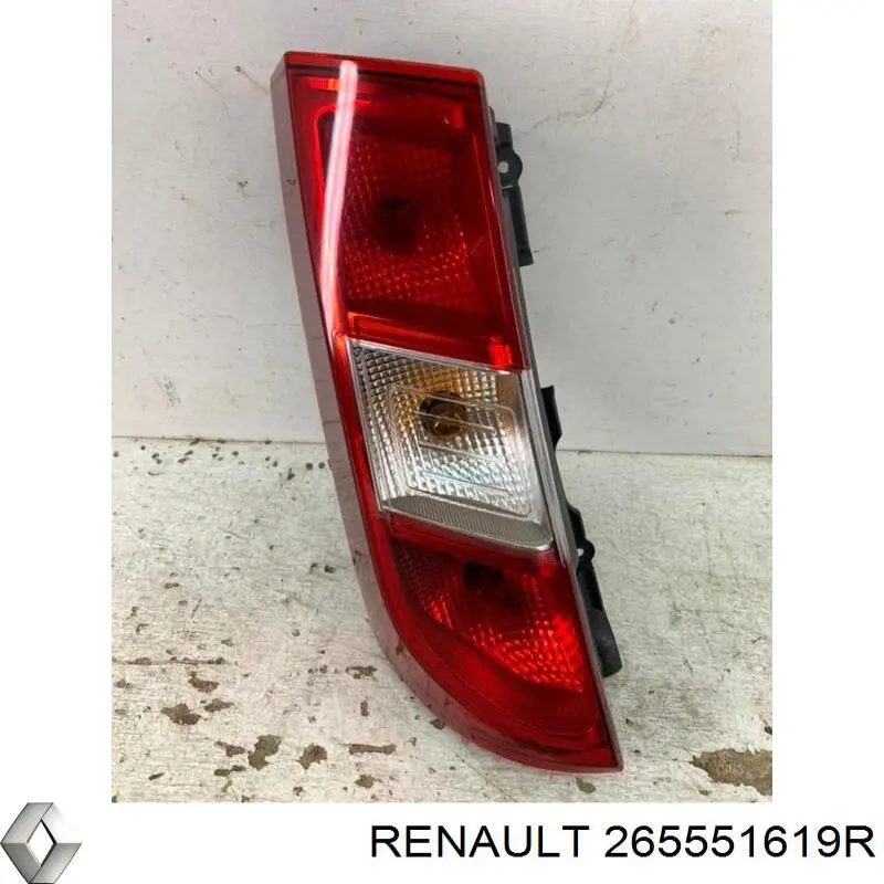 265551619R Renault (RVI) Lanterna traseira esquerda