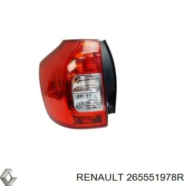 Lanterna traseira esquerda Renault (RVI) 265551978R preço, a partir de 110,73 USD