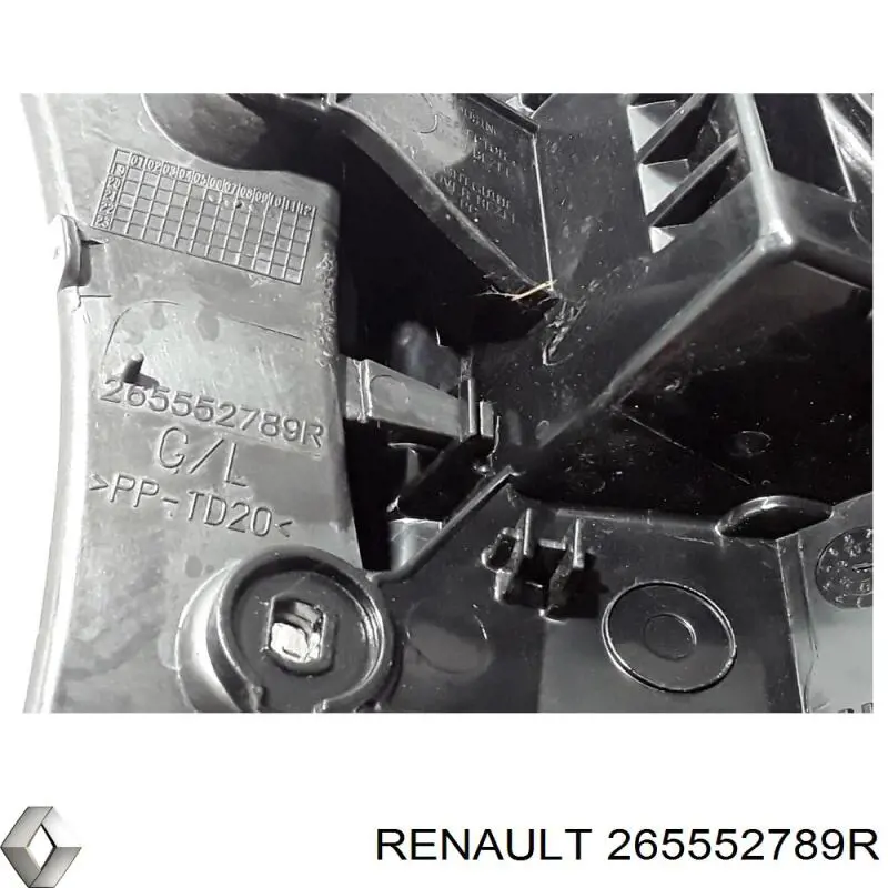 Compre 265552789R Renault (RVI) Lanterna traseira esquerda externa
