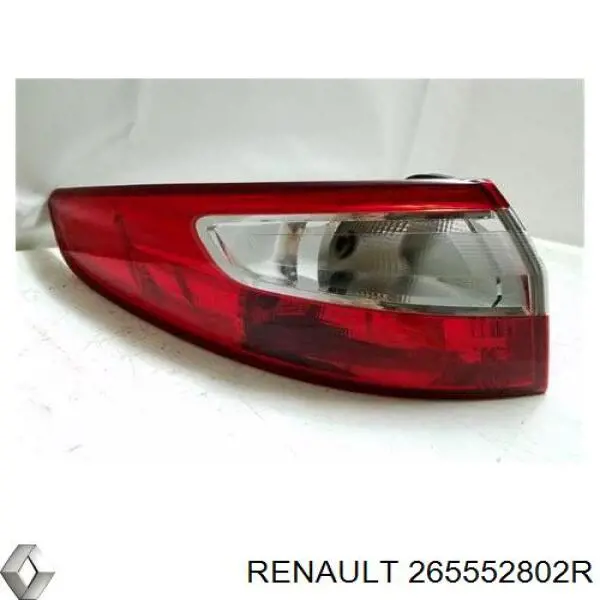 265552802R Renault (RVI) Lanterna traseira esquerda externa