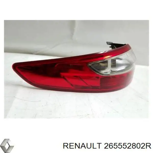 Lanterna traseira esquerda externa Renault (RVI) 265552802R preço, a partir de 99,66 USD