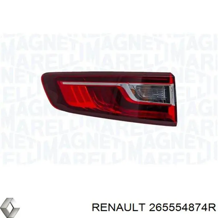 265554874R Renault (RVI) Lanterna traseira esquerda externa