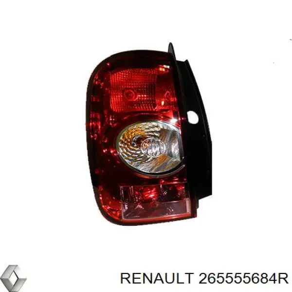 265555684R Renault (RVI) Lanterna traseira esquerda
