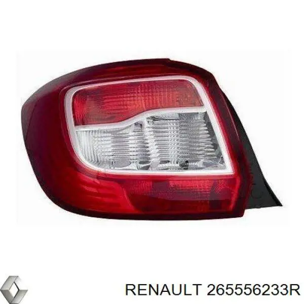 265556233R Renault (RVI) Lanterna traseira esquerda