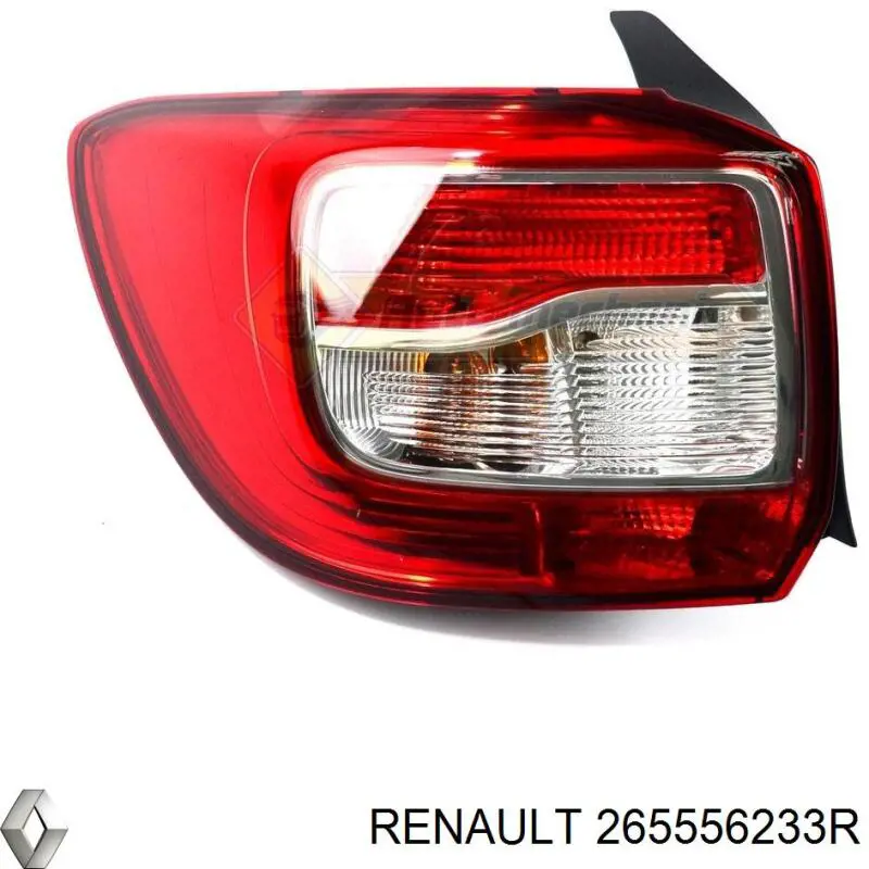 Lanterna traseira esquerda Renault (RVI) 265556233R preço, a partir de 75,16 USD