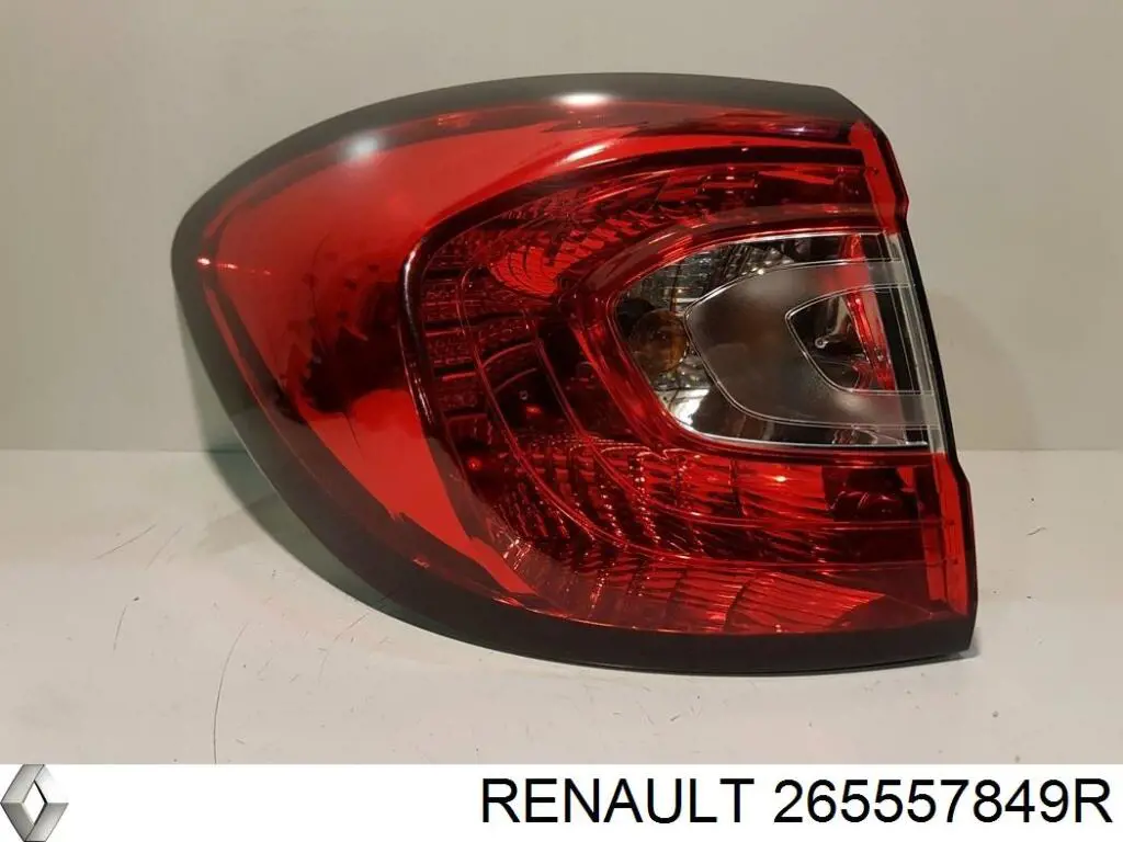 265557849R Renault (RVI) Lanterna traseira esquerda
