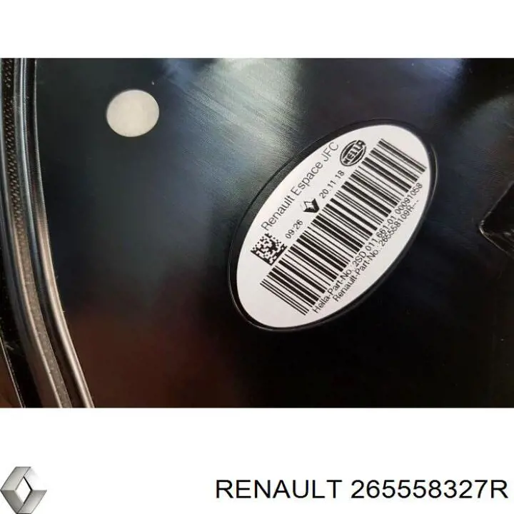 Lanterna traseira esquerda 265558327R Renault (RVI)