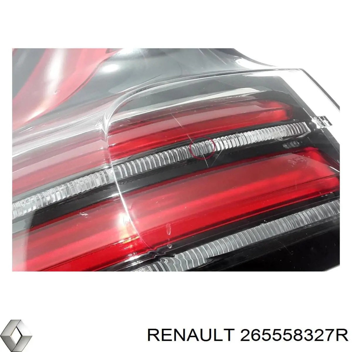 Lanterna traseira esquerda 265558327R Renault (RVI)