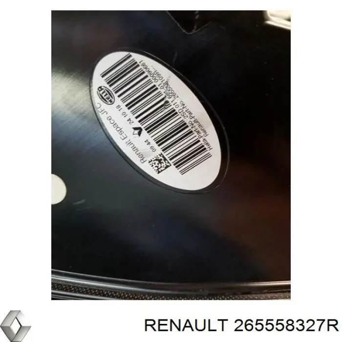Lanterna traseira esquerda 265558327R Renault (RVI)