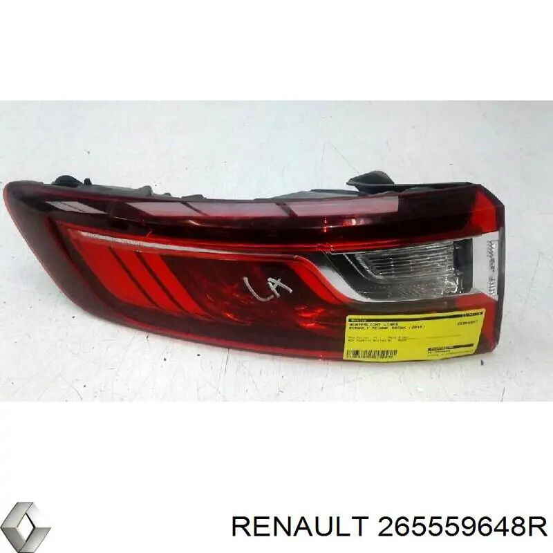 265559648R Renault (RVI) Lanterna traseira esquerda interna