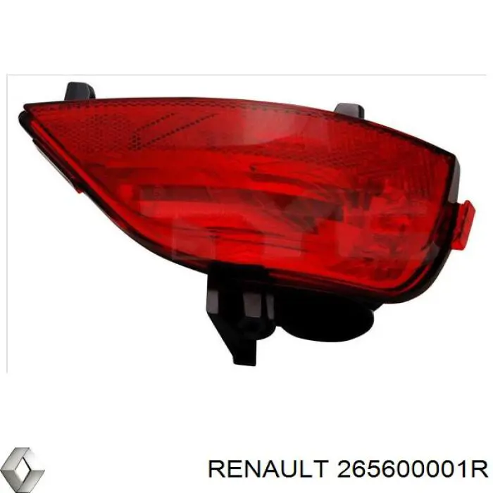 265600001R Renault (RVI) Lanterna do pára-choque traseiro direito