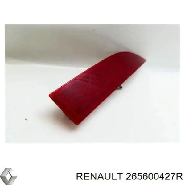 Compre 265600427R Renault (RVI) Retrorrefletor (refletor) do pára-choque traseiro direito