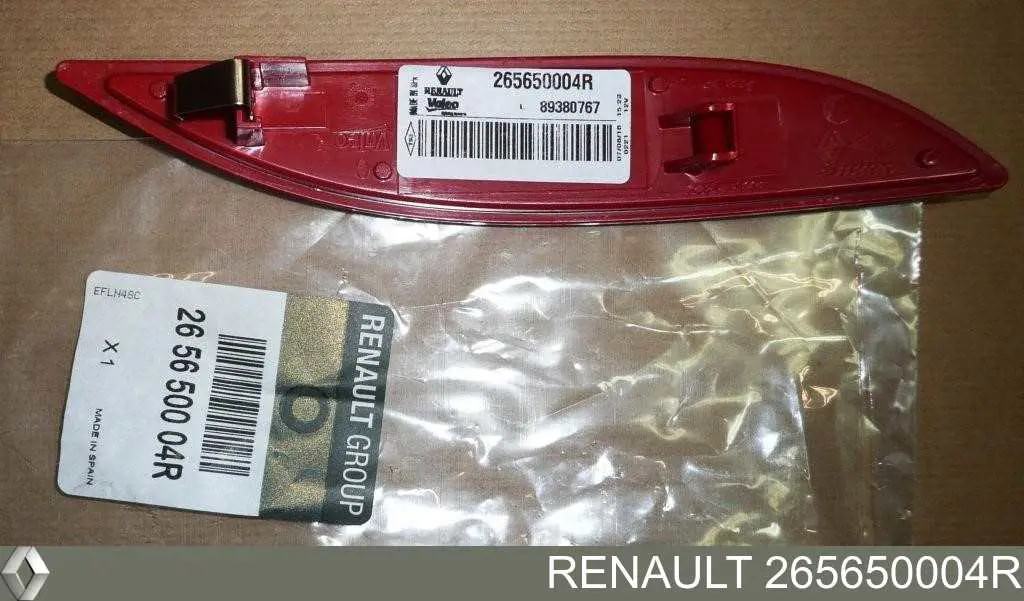Compre 265650003R Renault (RVI) Retrorrefletor (refletor) do pára-choque traseiro esquerdo