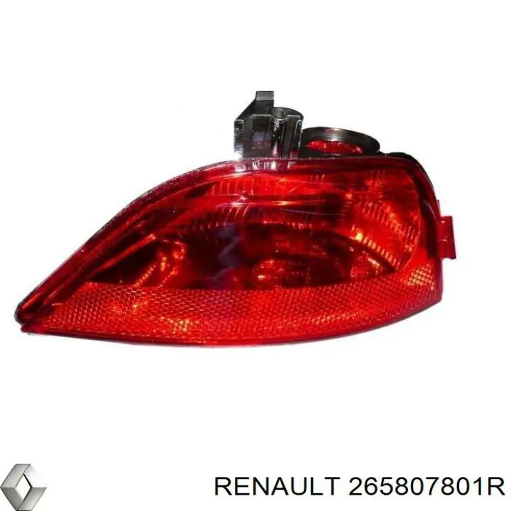 Lanterna de nevoeiro traseira direita Renault (RVI) 265807801R preço, a partir de 52,65 USD