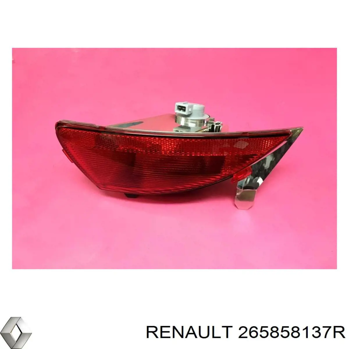 265858137R Renault (RVI) Lanterna do pára-choque traseiro esquerdo