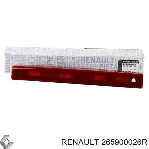 Compre 265900026R Renault (RVI) Sinal de parada traseiro adicional