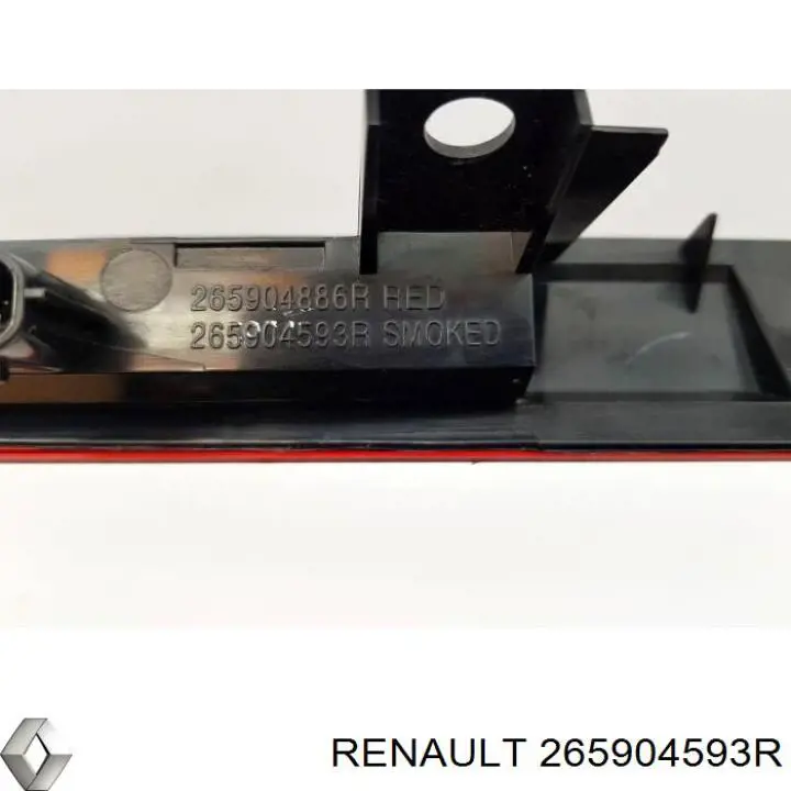 Sinal de parada traseiro adicional Renault (RVI) 265904593R preço, a partir de 62,99 USD