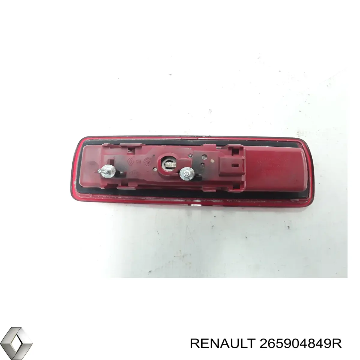 265904849R Renault (RVI) Sinal de parada traseiro adicional
