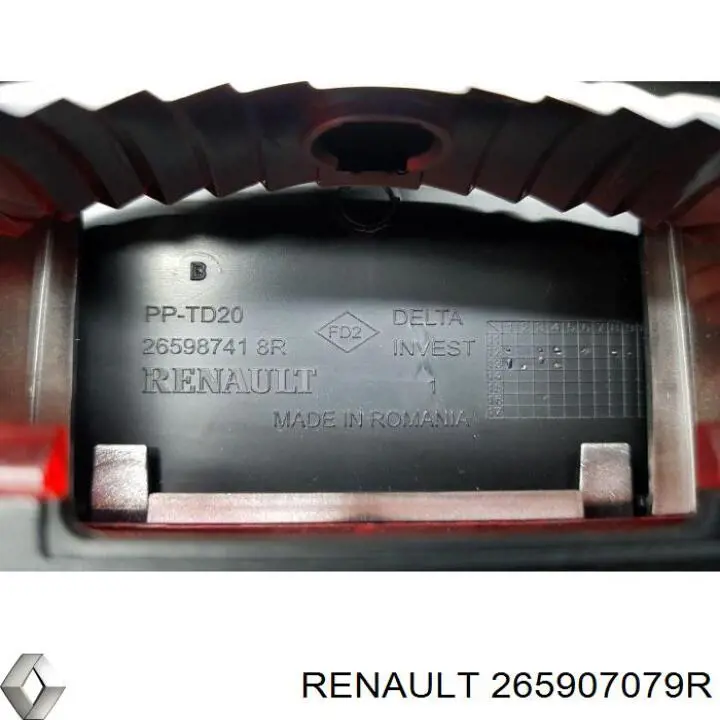 Compre 265907079R Renault (RVI) Sinal de parada traseiro adicional