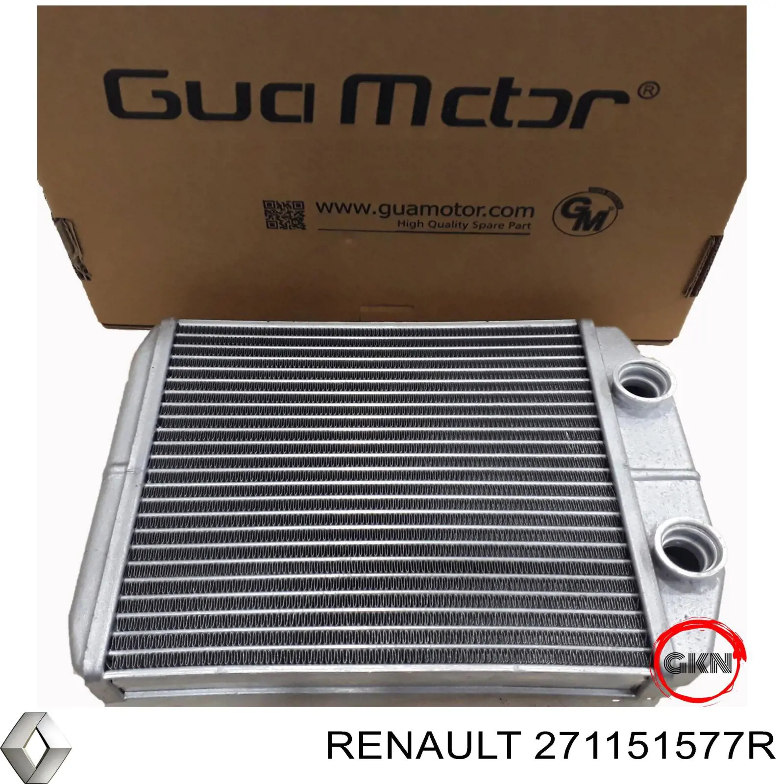 271151577R Renault (RVI) Radiador de forno (de aquecedor)