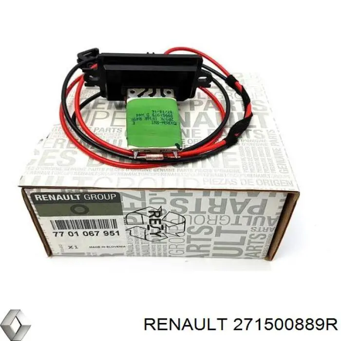 Compre 271500889R Renault (RVI) Resistor (resistência) de ventilador de forno (de aquecedor de salão)