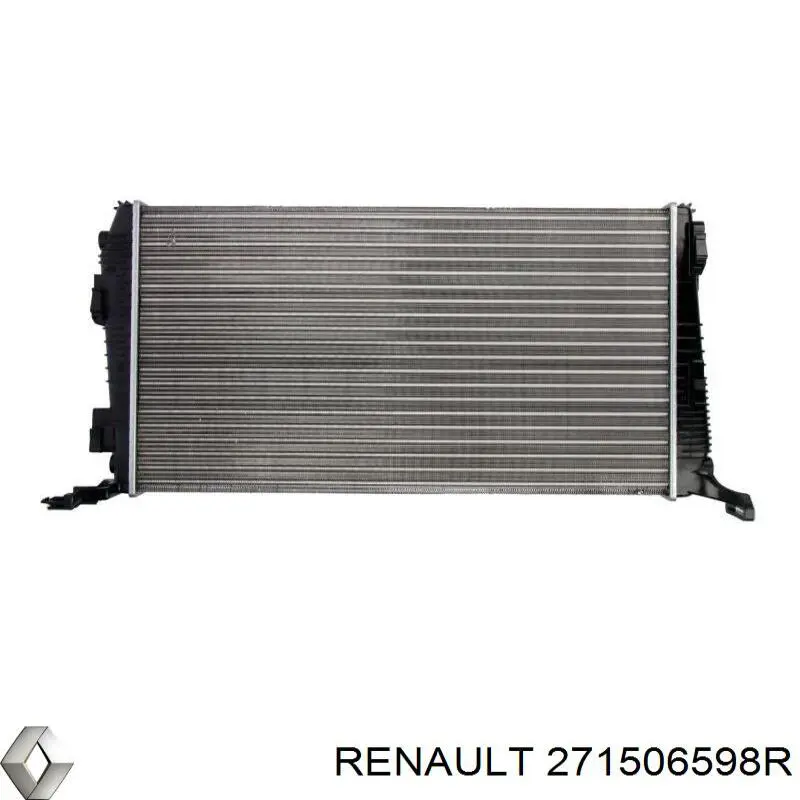 Resistor (resistência) de ventilador de forno (de aquecedor de salão) 271506598R Renault (RVI)