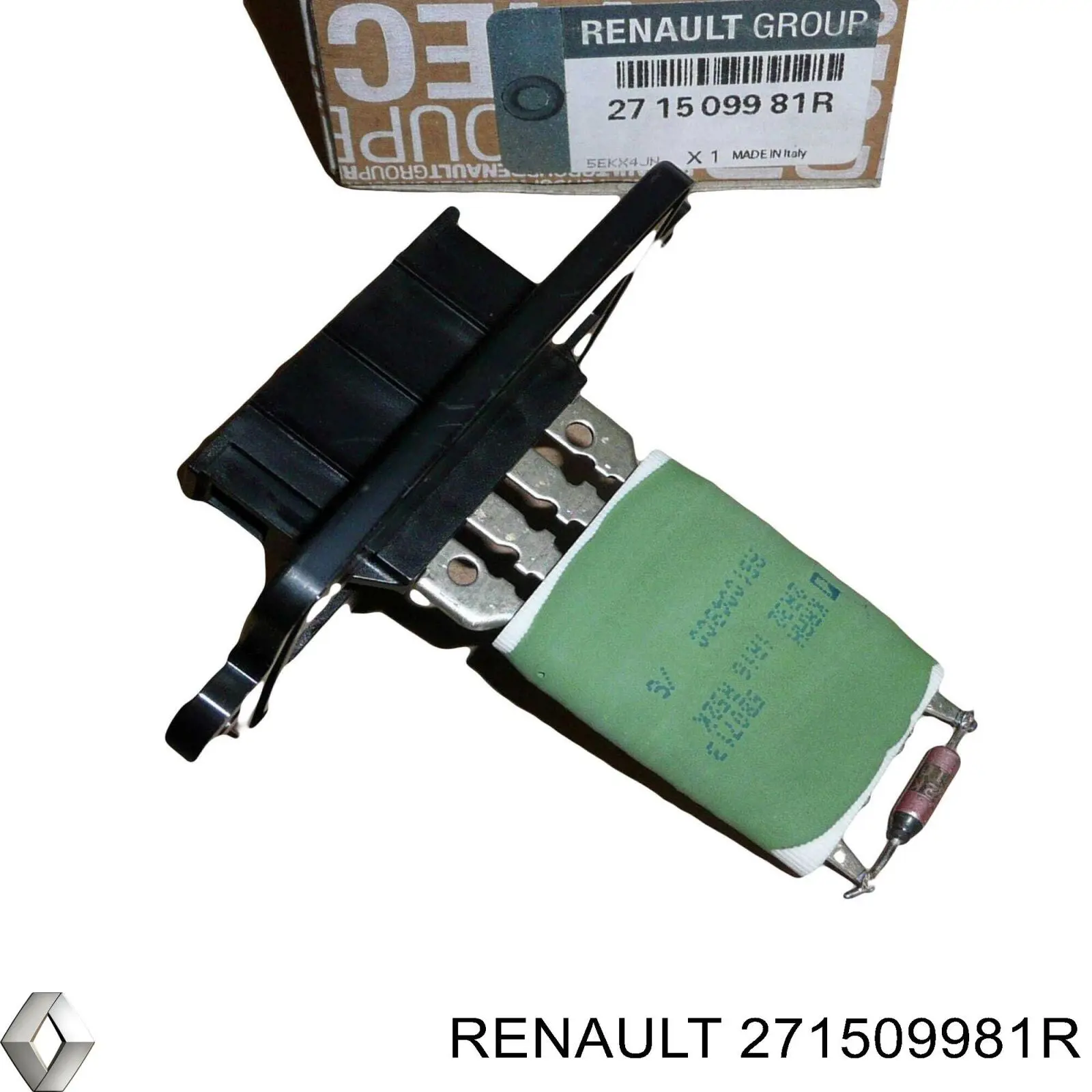 271509981R Renault (RVI) Resistor (resistência) de ventilador de forno (de aquecedor de salão)