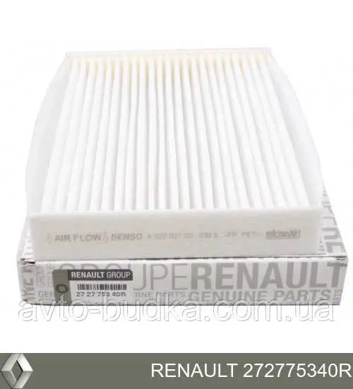Filtro de salão Renault (RVI) 272775340R preço, a partir de 18,04 USD