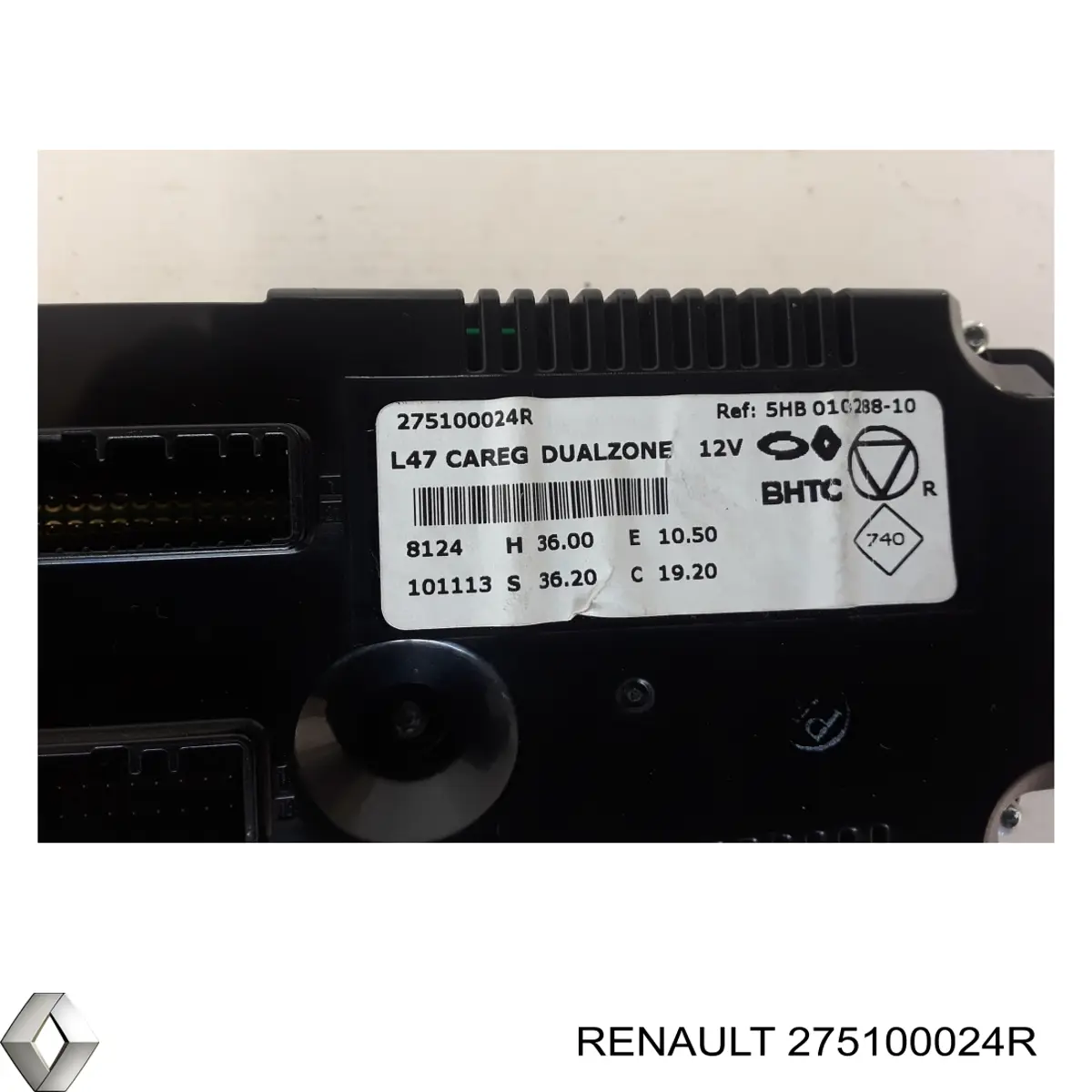 Unidade de controlo dos modos de aquecimento/condicionamento Renault (RVI) 275100024R preço, a partir de 96,37 USD