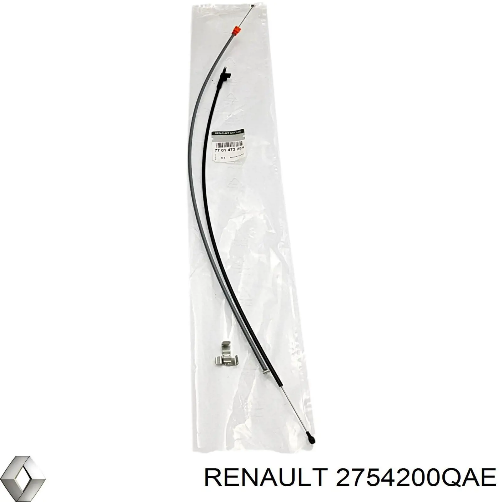 2754200QAE Renault (RVI) Cabo de controlo de calorífero (de fogão)