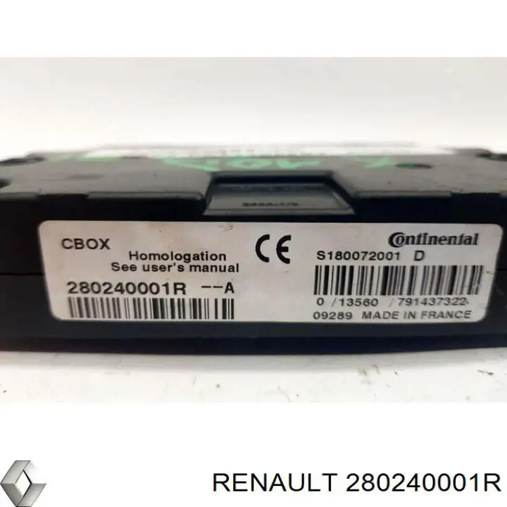 Compre 280240001R Renault (RVI) Unidade de controlo multimídia