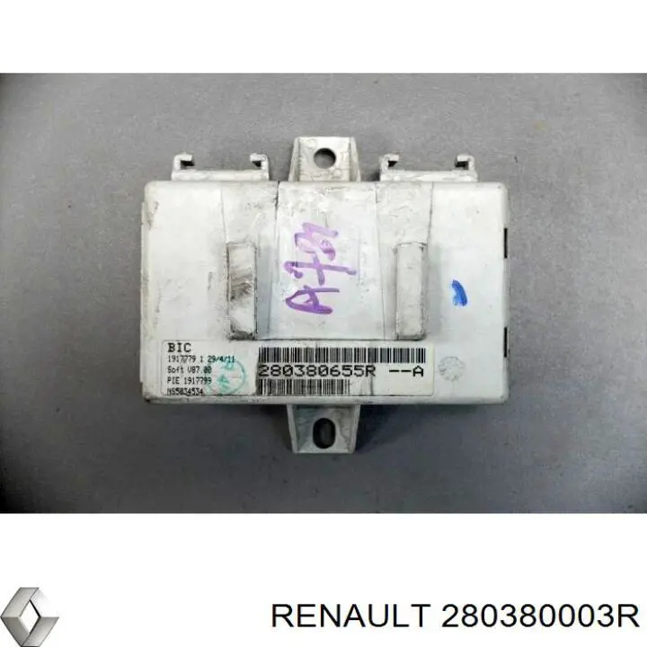 Unidade de controlo de navegação 283466187R Renault (RVI)