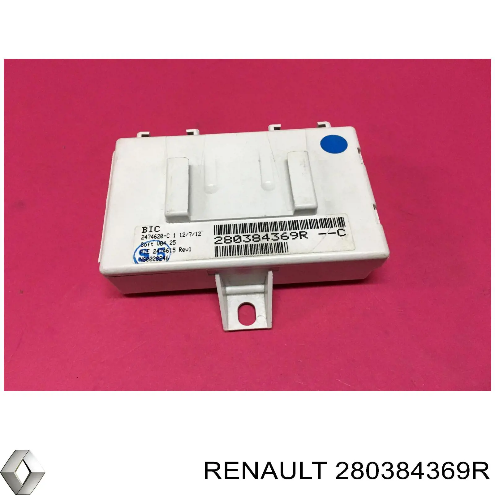 280384369R Renault (RVI) Unidade de controlo de navegação