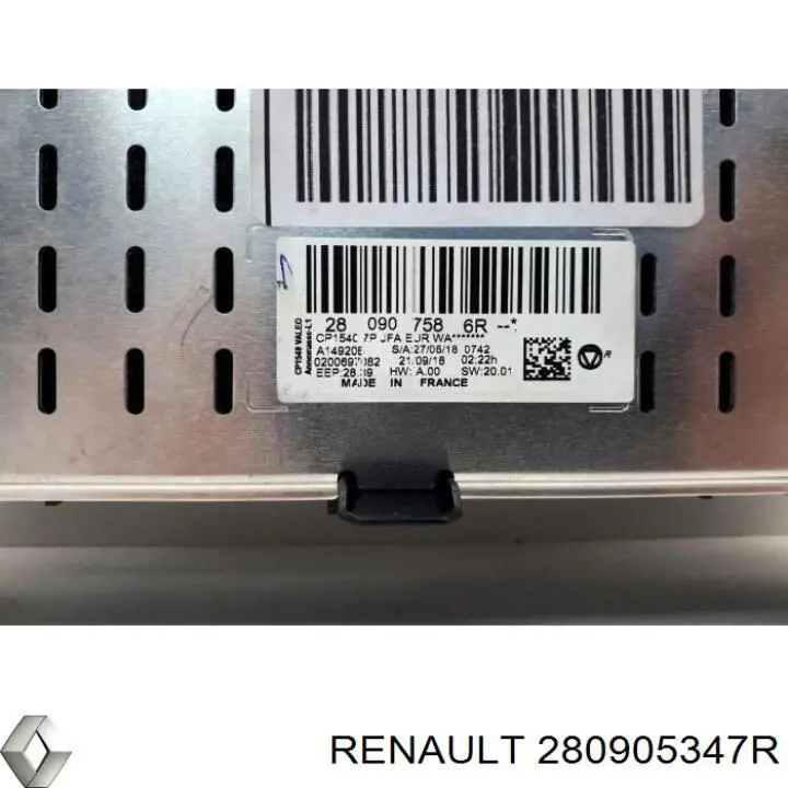  Renault (RVI) 280905347R preço, a partir de 315,52 USD