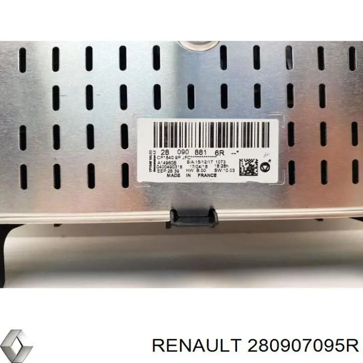 Mostrador multifuncional 280907095R Renault (RVI)